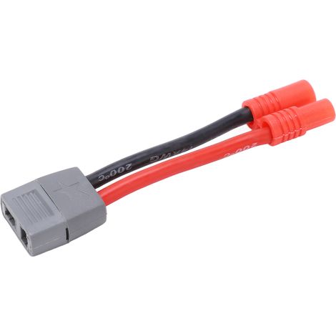 Adaptateur en T femelle vers connecteur HXT mâle 3,5 mm. Connexion fiable. Forte compatibilité. Pièces RC pour voitures et avions radiocommandés. (1/5)