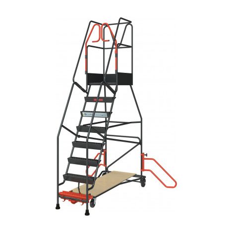 Regal-Stehleiter 8 Stufen mit automatischer Arretierung 150 kg - FIMM - 830008813