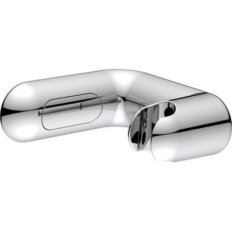Idro Bric verstellbare Wandduschhalterung F0205 mit Gelenk und konischem ABS-Chrom-Anschluss