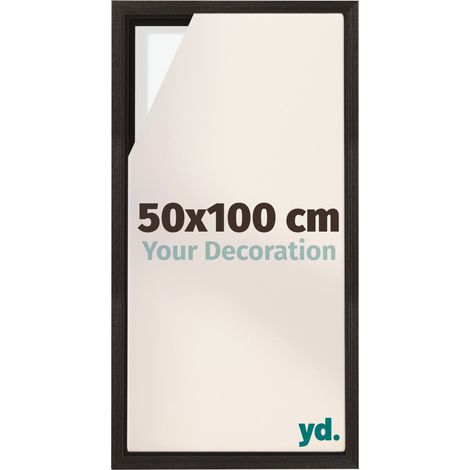 Your Decoration - Cadre flottant - Chene Fonce - Cadre en caisse américaine pour toile sur chassis - MDF - Lyon (1/5)
