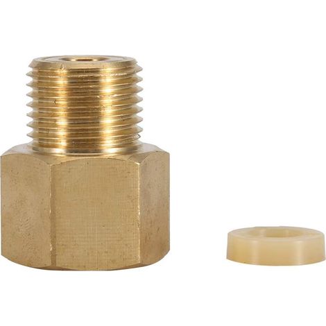 Convertisseur CO2 Cylindre Réservoir W21.8 CGA320 Adaptateur Convertisseur pour Aquarium Fish Tank Homebrew Beer Keg Mini Régulateur(CGA320 convert to W21.8) (1/5)