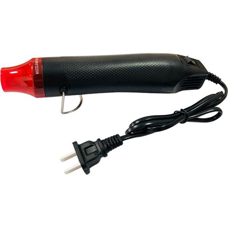 Red Mini Heat Gun, DIY Thermal Sheet Essential for DIY Rubber Stamp Convex Powder (1/5)