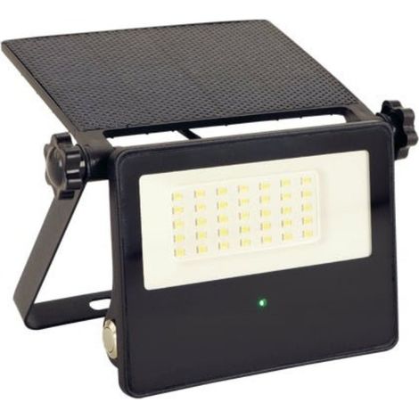 Projecteur Solaire LED 10W avec détecteur de mouvement - Blanc Froid 6000K - 8000K - SILAMP (1/4)