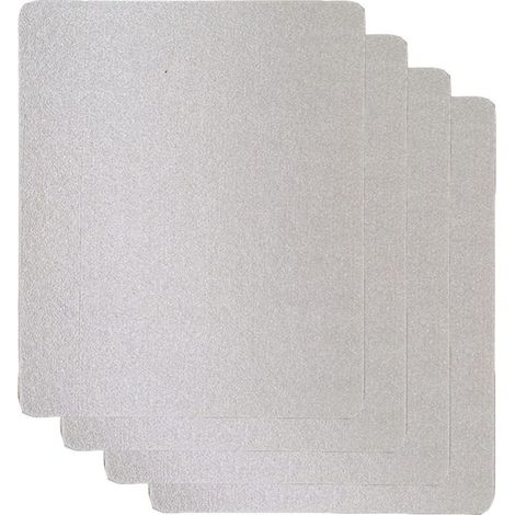 Plaque Mica Universelle pour Guide D’ondes de Micro-ondes, Plaque à Micro-ondes Couvercle de Guide D'ondes 12,7 x 20,3 cm, Remplacement Mica Plaques Pour Four à Micro-Ondes par (4 Pièces) (1/5)