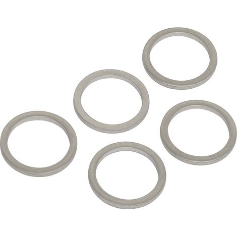 Sealey VS13SPW Sump Plug Washer M13 - Pack of 5