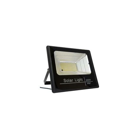 Projecteur solaire LED d'extérieur avec panneau solaire 400 Lumens 200W