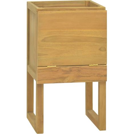 Armoire de salle de bain - Meuble de rangement 45x45x75 cm Bois de teck solide BV898034 - BonneVie (1/5)