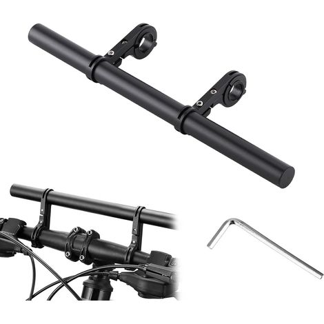 30 cm Extension de Guidon de Vélo Support pour Guidon de 30 mm Rallonge Guidons Velo En Alliage d'Aluminium avec Clé Allen Extendeur de Guidons Vtt pour GPS Lampe Poche Téléphone Lampe (1/5)