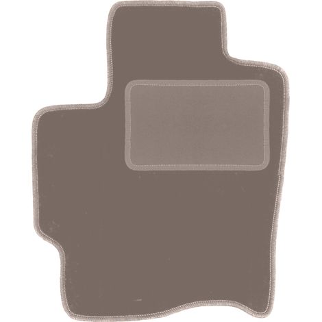 Tapis de sol conducteur en velours beige pour Mazda Premacy I (1999-2005).