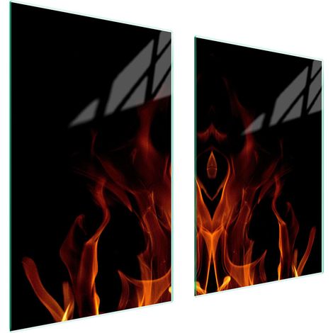 Plaque de protection en verre pour cuisine 65x52 cm (1/5)