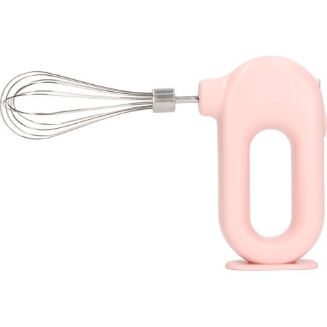 Elektrischer Handmixer mit USB-Anschluss, 4 Leistungsstufen, tragbarer Milchaufschäumer für die Küche (rosa) (1/5)