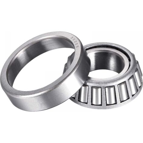 Cuscinetti a rulli conici 30205 con coppa, diametro interno 25 mm, diametro esterno 52 mm, spessore 16,25 mm, cuscinetto ruota