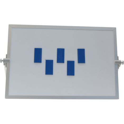 Barre de symboles magnétiques 2x4 cm bleu