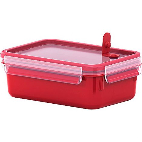 Emsa Clip e Micro Contenitore Microonde Rosso 1 Litro (1/4)