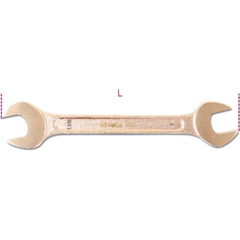 Chiave a forchetta semplice antiscintilla beta 55ba/as - 1.1/8x1.3/16