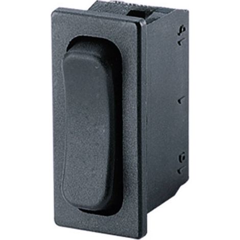 Marquardt 1838.1602 Interruttore a bilanciere 1838.1602 250 V/AC 6 A 1 x On/Off/(On) IP40 Permanente / 0 / Momentaneo 1