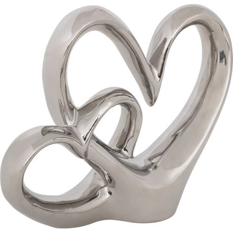 Doppelherz Deko Safina H.16,5cm Harz - Atmosphera créateur d'intérieur