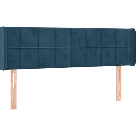 Maison Exclusive - Cabecero de terciopelo azul oscuro 147x16x78/8 (1/5)