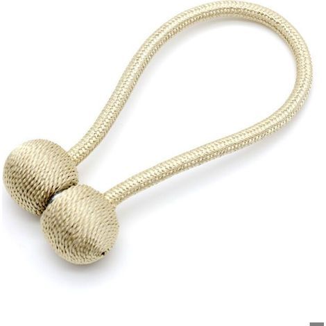 HONORNIC - Lot de 2 Embrasses aux Rideaux Rétro Magnétiques , Boucle de Rideau en Résine Dure Décoration avec Magnétisme Durable Puissant pour