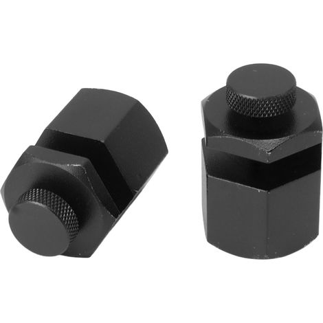 Ensemble de boutons de jauge d'escalier en alliage d'aluminium, outil de traçage de limons d'escalier pour équerre de charpente, charpenterie, chevrons, noir (1/4)