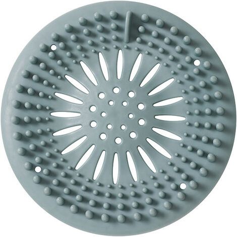 Protection anti-obstruction en silicone pour siphon de sol d'évier (6 pièces) bleue (1/4)
