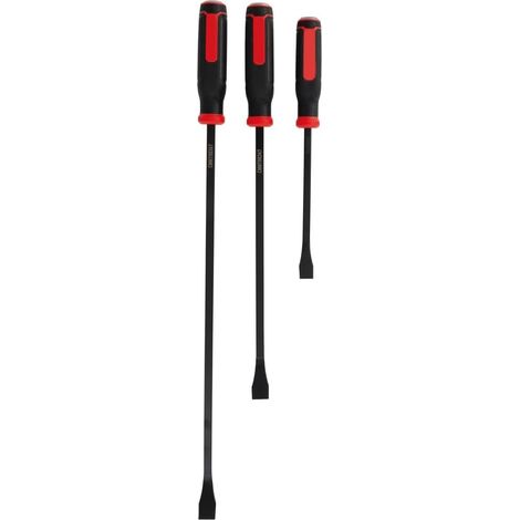 Ensemble de 3 Barres à Levier, Comprenant des Leviers de 12 Pouces, 18 Pouces et 24 Pouces CMMT98347, Couleur Noir et Rouge (1/5)