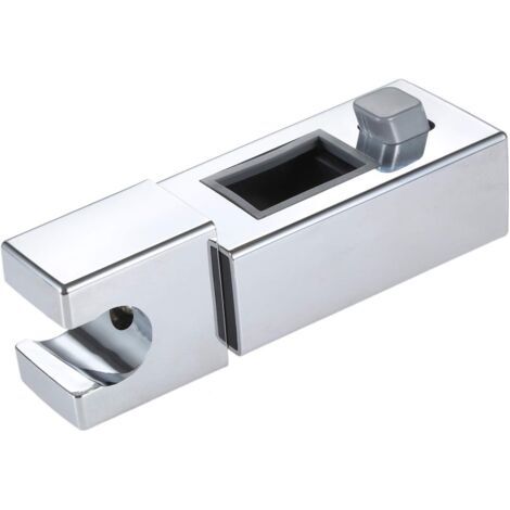 PA Verstellbarer Duschkopf-Gleithalter, ABS-Duschhalter für Badezimmer, 30 x 18 mm rechteckige Duschstange (1/4)