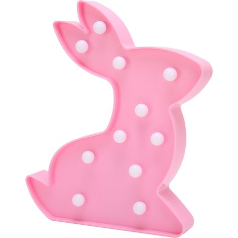 LED en forme de lapin lampe de bureau décorative mignonne et (1/5)
