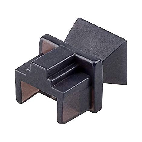 Goobay 50527 Protezione Antipolvere per il Modulo RJ45, Nero, Confezioni da 10 (1/3)
