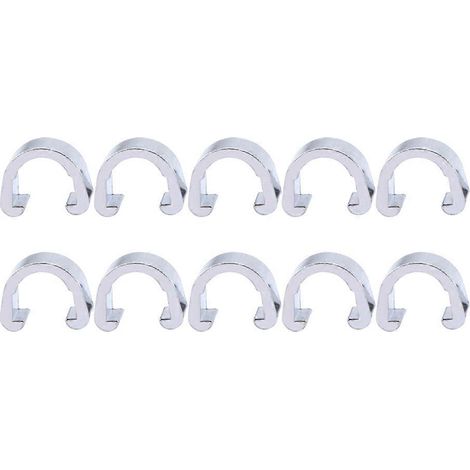 Convient pour les colliers de serrage de câbles de frein, les colliers de serrage de câbles de type C, les fixations de câbles de vélo, 1,30 x 1,00 x 1,30 cm, lot de 10.