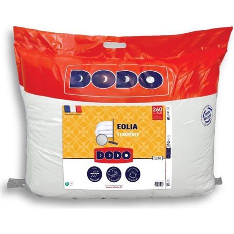DODO - Couette tempérée 300 g/m² - EOLIA - 240 x 260 cm - Blanc (1/2)