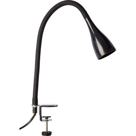 Spot, Lampe de Bureau Pince LED, liseuse, Flexible, Métal, GU10, 3 W, Noir (1/5)