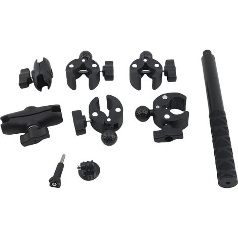 Support caméra guidon moto, pince remplacement alliage aluminium pour Insta360 X4 (1/5)