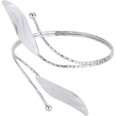 2-Piece Curtain Tiebacks - Adjustable Metal Curtain Straps, Window Curtain Clips, Silver Leaf Curtain Decoration Strap, for Home, Office, etc. (1/5)