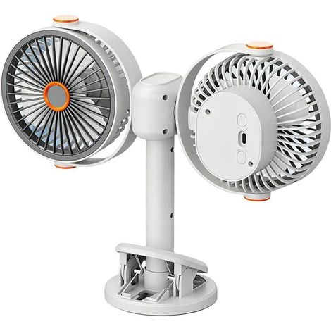 Ventilateur voiture à clip Appareil 5 vitesses double (1/5)