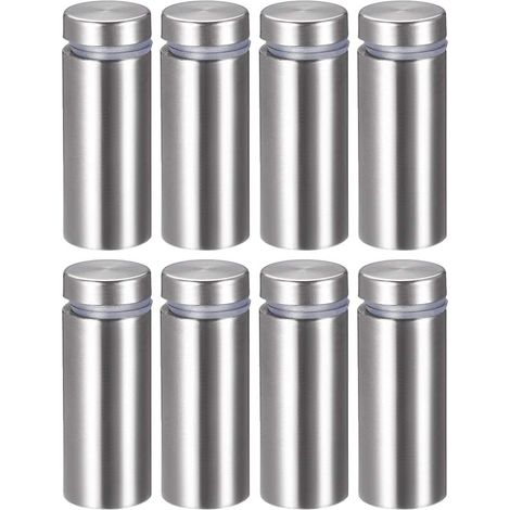 (16x42mm Entretoise de Verre Vis Écartement Montage Panneau Support Acrylique 8pcs (1/5)