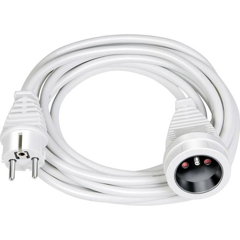 Brennenstuhl 1168434 alimentation Rallonge blanc 3.00 m H05VV-F 3G 1,5 mm²