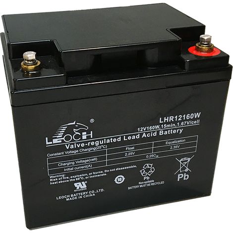 Batteria Leoch LHR12160W 12V 48Ah AGM