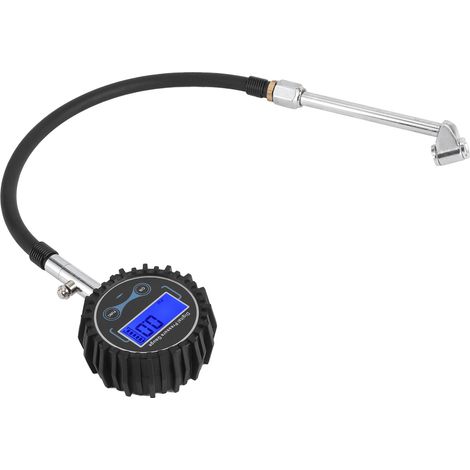 3–200 PSI Reifenfüller mit digitalem Manometer und LCD-Anzeige, universell für Auto, Motorrad und LKW (1/5)