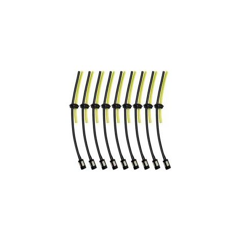 9 Ensembles Universel Filtre à Essence Kit, Tuyaux de Carburant Universels, Durite Essence Debroussailleuse en Caoutchouc, pour Coupe-Herbe, Débroussailleuse, Tronconneuse Taille Haie (1/4)