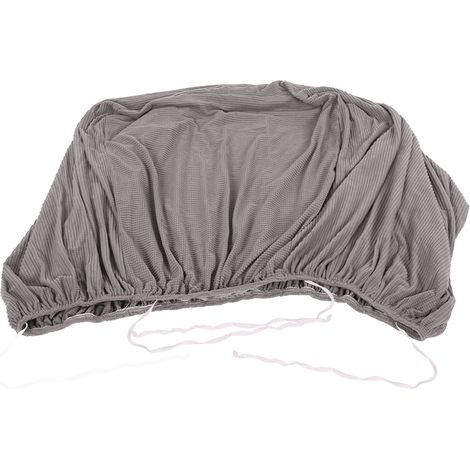 Housse de Canapé Extensible en Microfibre Douce, Protection Meuble Anti-taches et Animaux, Ajustement Parfait avec Coins Élastiques, Gris Clair (1/4)