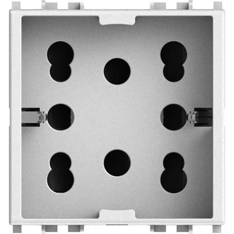 Prise Multistandard 1 Schuko ou 2 by-Pass Compatible Arké, 250 V, Blanc, 4B.V19B.H21 (1/5)