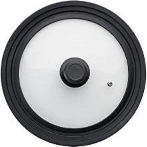 ibili Coperchio in vetro grigio scuro compatibile 24 26 28 cm