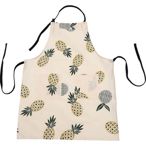 Tablier de cuisine fin avec sangle de cou ajustable (1/5)