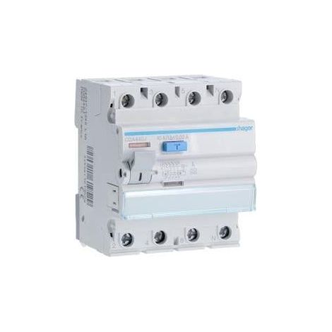 Hager POLO CD440J Interruptor automático 4 polos 40A Blanco