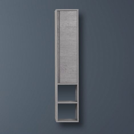 Pensile da bagno sospeso cemento 30x150cm Shelf Feridras (1/5)
