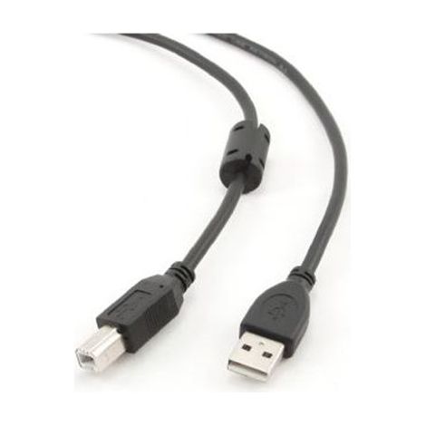 Cablexpert USB-Kabel Stecker 4-poliger USB-A-Stecker Stecker Schwarz 4-poliger USB-B-Stecker 1,8 m (1/3)