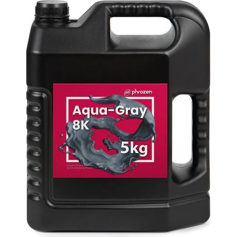 Resina per stampante 3D Phrozen Aqua Gray 8K 5kg (1/2)