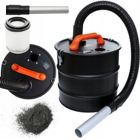Aspirateur pour cheminée, grille de cheminée, séparateur de cendres 20L kraft&dele (1/5)