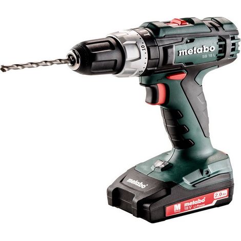 Metabo SB 18 L 450 RPM Sin llave 1,6 kg Negro, Verde, Plata (1/3)